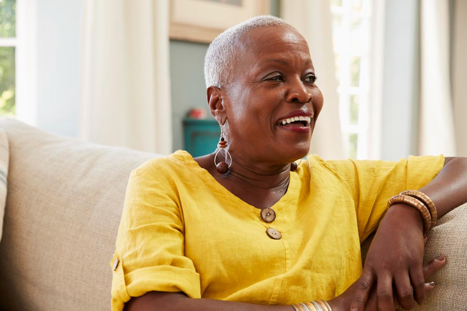 smiling senior woman